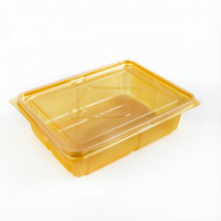 Clear PET Food Grade Cake Pastry Box for Sushi Customizable Bakery Retail Grocery Supermarket Wholesale
