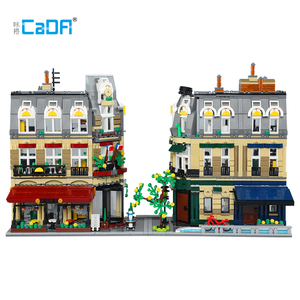 Bloques de Construcción Cada C66009, Modelo de Calle de Ciudad, Restaurante de París, Bloques de Construcción de Apartamentos, Juguetes Moc 10255, Juguetes Novedades 2023 - Product Image 1