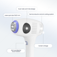 Appareil d'épilation au laser à diode pour usage domestique, épilateur laser portable pour l'épilation du corps et du visage, rajeunissement de la peau, appareil de beauté
