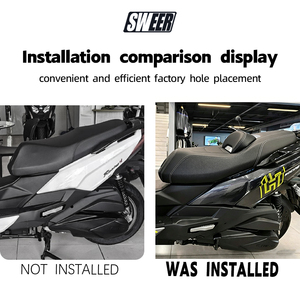 Asiento Impermeable para Scooter KYMCO <span class=keywords><strong>X150</strong></span> H150 con Respaldo, Repuesto Modificado, Venta al Por Mayor - Product Image 2