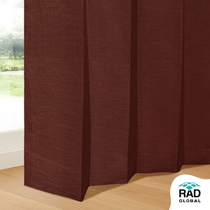 Rideaux d'extérieur imperméables de qualité supérieure en bordeaux riche avec un design élégant pour des espaces extérieurs sophistiqués - Product Image 3