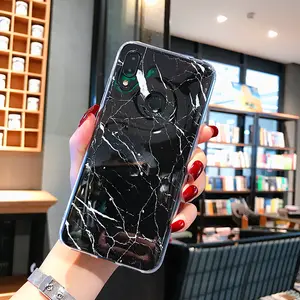 ل Xiaomi Redmi 6 ملاحظة 5 6 7 8 برو الفاخرة الرخام الحقيقي صدمات TPU جراب هاتف مخصص IMD غطاء