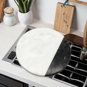 Usine en gros écologique 11 pouces <span class=keywords><strong>marbre</strong></span> blanc <span class=keywords><strong>plaque</strong></span> de coupe jetable Charcuterie conseil <span class=keywords><strong>gravure</strong></span> blocs à découper - Product Image 5