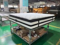 Matelas à ressorts Colchon En Caja, matelas orthopédique en mousse pour dormir, taille King, base et matelas pour lit double
