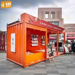 Portable Cafe Bar Shop Container Casas prefabricadas desmontables Flatpack 40Ft Prefabricado Home Modular Store Restaurante - Product Image 2