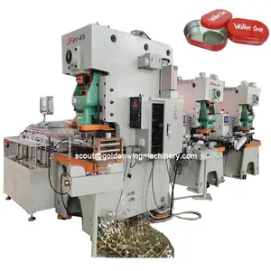 High-quality automatic two-piece tin can production line for pencil box, shoe polish can