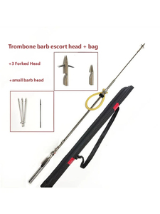 Fusil de pêche sous-marine en acier inoxydable, équipement de pêche durable pour la pêche au harpon et la pêche en eau peu profonde, tailles 133 cm/116 cm/98 cm - Product Image 5