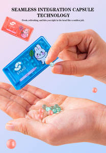 Caramelo de menta sin azúcar Sabor de fruta Aliento de menta Perlas Caramelo - Product Image 4