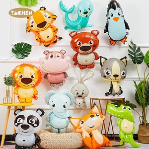 Yachen Bán Buôn Tùy Chỉnh Trẻ Em Sinh Nhật Đảng Trang Trí Inflatable Phim Hoạt Hình Rừng Safari Zoo Động Vật Mylar Lá Bóng Bay - Product Image 5