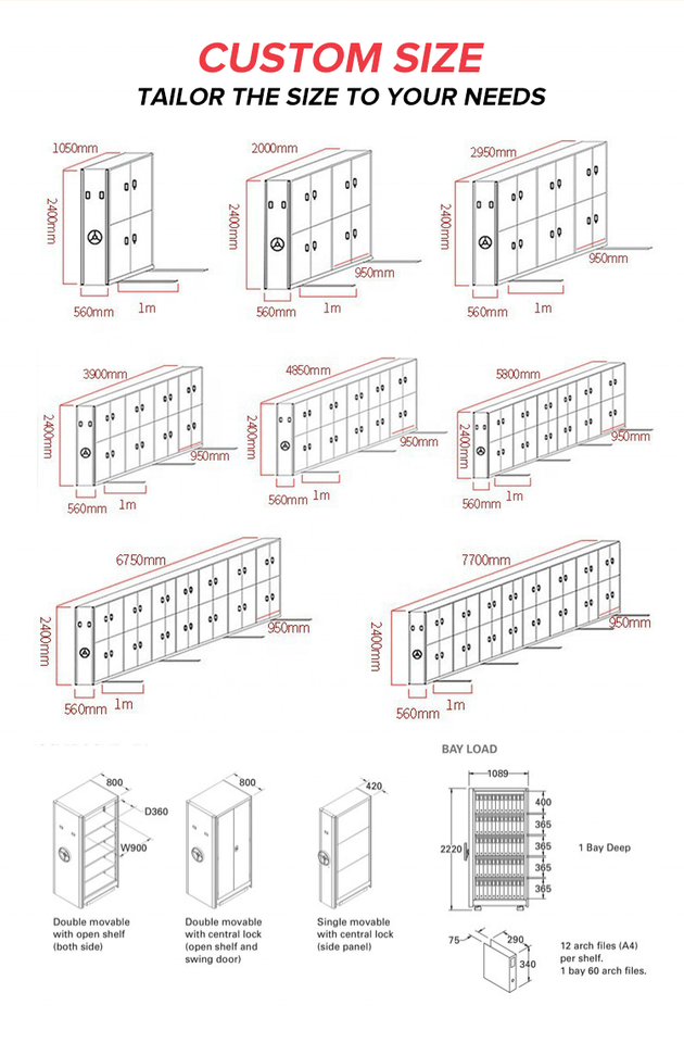 Kinetic Mobile Shelving & Compact File Compactor - Ideal for Office ...