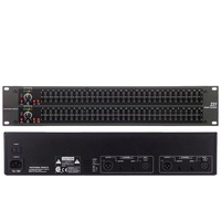 Console de mixage EIF DBX 231, double égaliseur 31 bandes haut de gamme, suppresseur de feedback actif, 2 canaux professionnels, fréquence d'échantillonnage 48 kHz, audio métallique