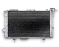 Nouveau Radiateur de Performance 2 RANGÉES 100% Aluminium pour Renault 4L 4 R4 Gros Volume Trophy avec 1 An de Garantie