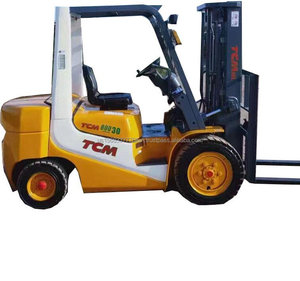 Hot Sale TCM30 3 Ton 2023 Model 4X4 <b>Drive</b> Diesel Engine Good Condition Original <b>Paint</b> Used Forklift for Sale 1 Year Warranty - Product Image 1