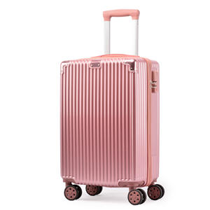 Petite valise rétro légère avec serrure à combinaison, roues pivotantes, poche zippée, pour les voyages d'affaires, unisexe - Product Image 3