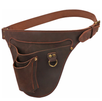 Étui de ceinture en cuir pour outils de jardinage et d'horticulture, pochette pour ciseaux et sécateur, pliable, pour camping et escalade