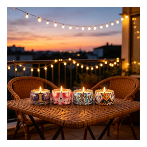 Caja de Regalo para Vela de Cera de Coco con Logotipo Personalizado, Presentación Minorista de Fragancias para el Hogar, Surtido Exclusivo Elite - Product Image 2