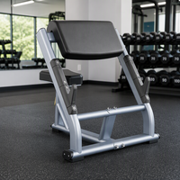 Équipement de musculation professionnel pour salle de sport : Banc de curl à bras assis à charge libre, Machine à biceps curl
