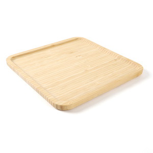 Two-piece square bamboo <b>tray</b> set, <b>tea</b> <b>tray</b>, snack <b>tray</b>, fruit <b>tray</b>, modern light luxury, cross-border certified. - Product Image 3