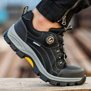 الشركة المصنعة للبيع بالجملة من الجلد المايكروفايبر العلوي من المطاط soled ، وأحذية السلامة للرجال - Product Image 4