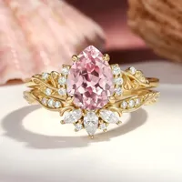 Bague MUSHAN personnalisée en argent sterling 925 avec rubis rouge de laboratoire, bague statement ronde pour femme, plaquée or 18 carats, bagues d'anniversaire