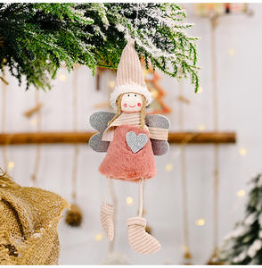 Arbre de Noël Décoration Pendentif En Peluche Amour Ange Suspendu Décor Charme Enfants Mignon Arbre De Noël Décor - Product Image 4