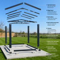 Maison modulaire préfabriquée à assemblage rapide à vendre