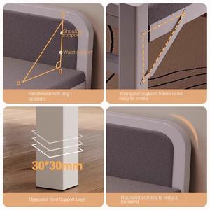 <span class=keywords><strong>Lit</strong></span> pliant en fer moderne de 1.2m pour adulte simple <span class=keywords><strong>lit</strong></span> de sieste en métal renforcé dur pour la pause déjeuner et le salon - Product Image 4