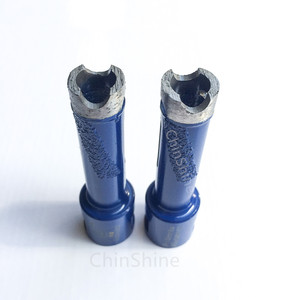 Trung Quốc Nhà sản xuất bạc Hàn 38 Mét lõi Bit khoan Turbo phân khúc khô Kim Cương lõi khoan bit cho đá granit đá cẩm thạch - Product Image 3