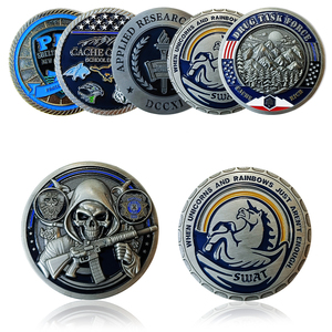 Wholesale Custom Souvenir Coins 2d 3D Metal Logo Round Shape Soft Enamel Challenge Coins