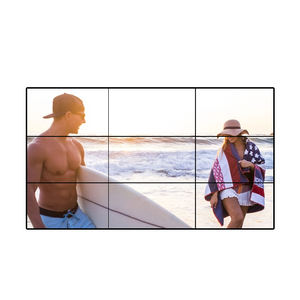 Mur vidéo LCD de 55 pouces avec rétroéclairage, cadre fin de 1,8 mm et 3,5 mm, pour hôtel, signalisation numérique commerciale - Product Image 4