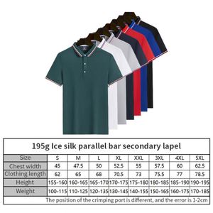 New Premium Business Ice Silk Polo Shirt Polo Shirts Custom logo T-shirts for Men - Product Image 2