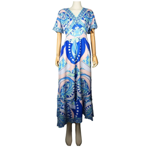 Buonic Abito copricostume estivo da donna, tunica casual per costumi da bagno, 135 cm, colori misti - Product Image 1