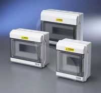 Boîtier de disjoncteur étanche IP65 en ABS série HA, panneau de distribution électrique intérieur 63A, équipement de contrôle électrique