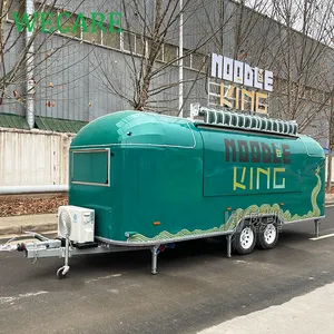 Wecare Airstream Pizza Food Truck Mobiele Concessie Trailers Food Car Met Volledige Keuken