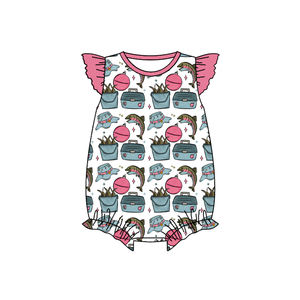 Conjunto de Ropa Infantil GSSO3156 Personalizado, Informal, con Estampado de Manzanas Rojas, para Niñas, Venta al por Mayor, Manga Corta - Product Image 5