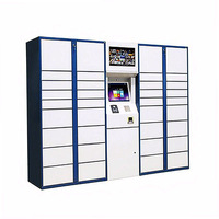 Casier Intelligent extérieur adapté aux besoins du client de stockage en métal de colis pour Express