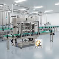 Machine de remplissage automatique MTW à 8 têtes pour canettes, bouteilles, bière, cocktails, jus de fruits et vin