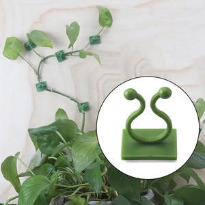 10 pièces/sac, clip de <span class=keywords><strong>fixation</strong></span> pour vigne verte, support de <span class=keywords><strong>plante</strong></span> sans trace, outil d'escalade murale, clips de câble pour plantes vertes - Product Image 3