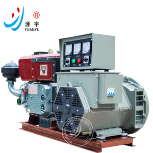 เครื่องกำเนิดไฟฟ้ากระแสสลับแบบเปิดขนาดเล็ก 5KW 8KW 10KW 12KW 15KW 20KW 24KW 30KW เครื่องยนต์สูบเดียวแบบลากจูง GF1 เครื่องกำเนิดไฟฟ้าแบบเปิด - Product Image 4