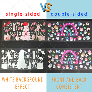 Рождественская мультяшная ультрафиолетовая печатная машина для переноски домашних животных Водонепроницаемая Прочная Железная чашка обертывания наклейки отличные наклейки - Product Image 6