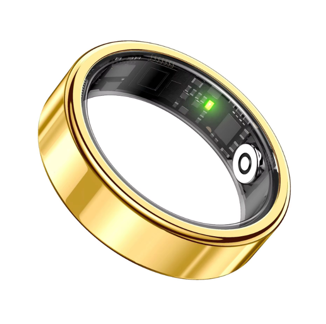Smart Jewelry Bracelet Ring Multifunctional Bluetooth Health Tracker Activity Step Counter Fashion Long Battery Life