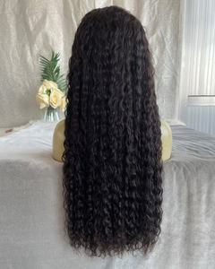 免费样品 原装越南HD蕾丝假发 人发闭合式假发 深波浪原生发HD蕾丝前额假发 - Product Image 3