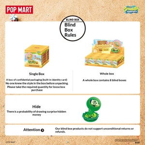 Figuras Coleccionables <span class=keywords><strong>de</strong></span> PVC POPMART SpongeBob Krabby Patty, Serie Deliciosa, en Caja Ciega, Venta al Por Mayor - Product Image 4