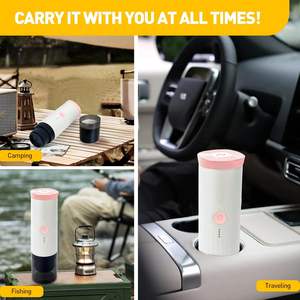 เครื่องทำกาแฟเอสเปรสโซแบบพกพา แรงดันสูง 20 บาร์ ใช้ไฟฟ้า เหมาะสำหรับการเดินทาง ตั้งแคมป์ รถยนต์ รถบ้าน เดินป่า สำนักงาน ชาร์จผ่าน USB-C - Product Image 6