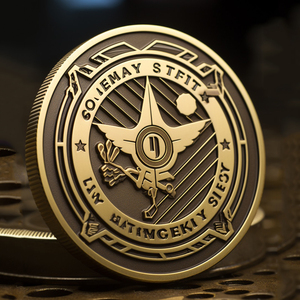 Pièces de monnaie personnalisées avec logo, émail souple, thèmes Pompier, Bahreïn, Anime, Maçonnique, Pièce de monnaie de sécurité 3D, en laiton argenté, Pièces de monnaie de défi vierges en métal, Porte-monnaie de défi - Product Image 1