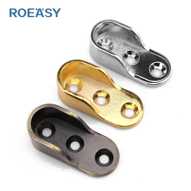 Roeasy Ver chrom ung Ovale Garderoben stange 15x30 Mm Kleidung Gardinenstangen-Sets