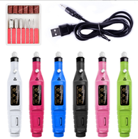 Machine à manucure électrique professionnelle, stylo perceuse à ongles, lime à pédicure, outil de polissage et de façonnage, kit d'outils pour le soin des ongles et des pieds