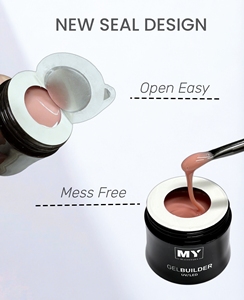 MyBeautyNails Factory Wholesale Gel acrylique Résine naturelle Bonne qualité Sans HEMA ni TPO Sans chaleur Sans brûlure Constructeur Gel pour ongles en pot - Product Image 2