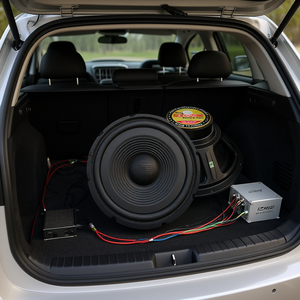 Subwoofer de 5 núcleos y 12 pulgadas, 1200W de pico, doble bobina, 8 ohmios, 12V CC, mejora de audio para sistema de sonido de coche - Product Image 2