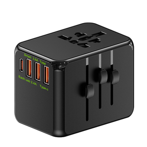 Adaptateur de voyage universel multifonctionnel avec charge rapide GaN, sans ports, fabriqué en Chine - Product Image 1